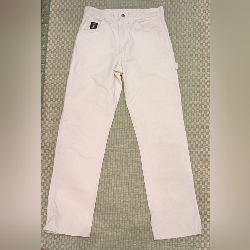 L.C. King Natural Drill Carpenter Pants Men's Size 30 x 34 Made in USA